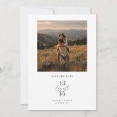 Ruw Berg Foto Trouw Save the Date (Voorkant)