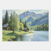 Ruw berghut inpakpapier vel (Voorkant 3)