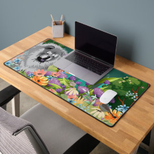 RUW BLAUW CHOW CHOW Desk Mat