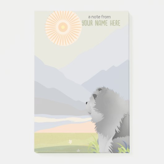 RUW BLAUW CHOW Sticky Notes (Voorkant)