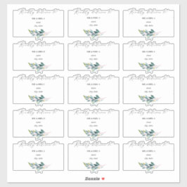 Ruw Blauwe Gum Eucalyptus Gastadres Sticker