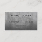 Ruw Bord Grijs ID327 Visitekaartje (Achterkant)