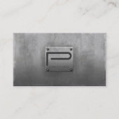 Ruw Bord Grijs ID327 Visitekaartje (Voorkant)