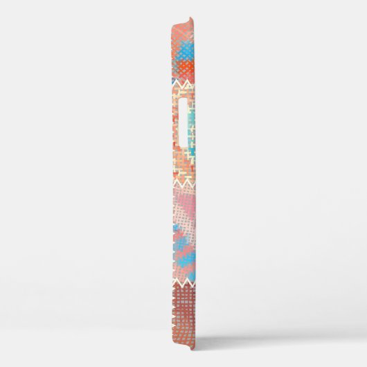 Ruw canvaspatroon: getextureerd  patroon Case-Mate iPhone case (Achterkant / Rechts)