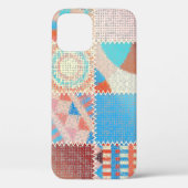 Ruw canvaspatroon: getextureerd  patroon Case-Mate iPhone case (Achterkant)