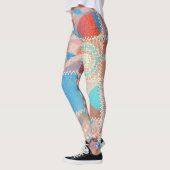 Ruw canvaspatroon: getextureerd  patroon leggings (Links)