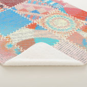 Ruw canvaspatroon: getextureerd patroon sherpa deken (3/4)