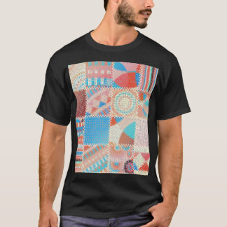Ruw canvaspatroon: getextureerd patroon t-shirt