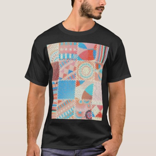 Ruw canvaspatroon: getextureerd patroon t-shirt (Voorkant)