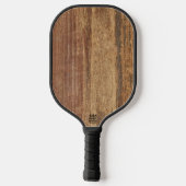 ruw cederhout pickleball paddle (Achterkant)