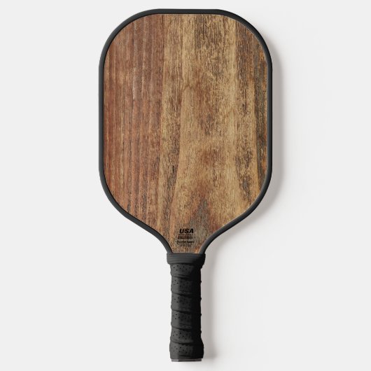 ruw cederhout pickleball paddle (Voorkant)