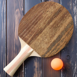 Ruw cederhout tafeltennisbatje