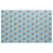 Ruw collie cartoon illustratie stof (Fat Quarter)