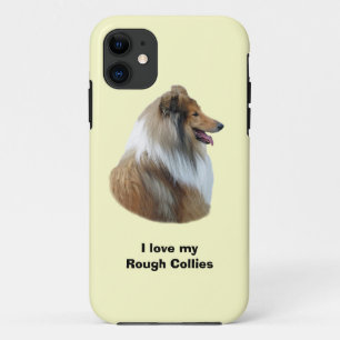 Ruw Collie dog portretfoto Case-Mate iPhone Case
