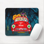 Ruw collie Dog Rijvaardigheid auto Scale Halloween Muismat (Met muis)