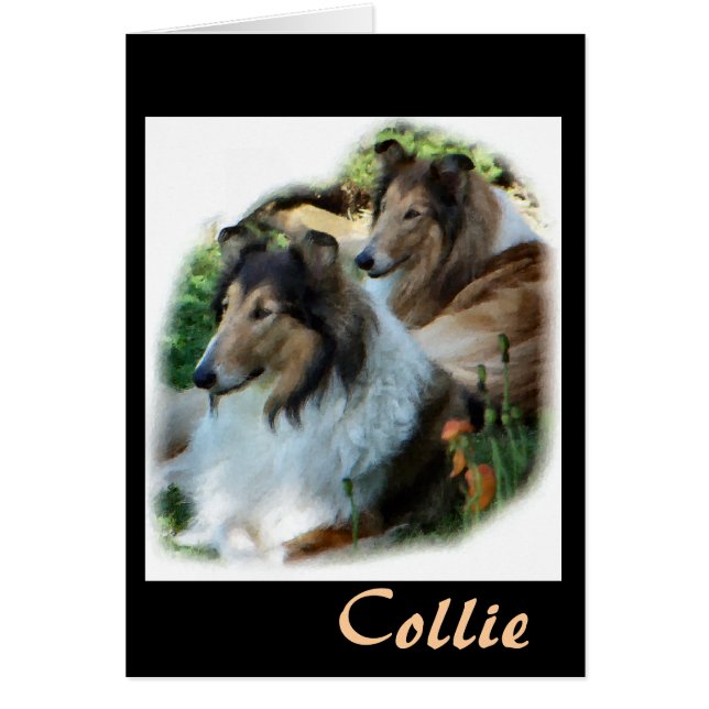 Ruw Collie Geschenk van Kunst (Voorkant)