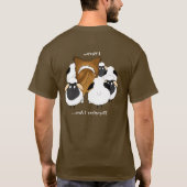 Ruw Collie Herding-I Herd... dus ik ben Shirt (Achterkant)
