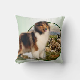 Ruw Collie Hoeder van de Schapen Kussen