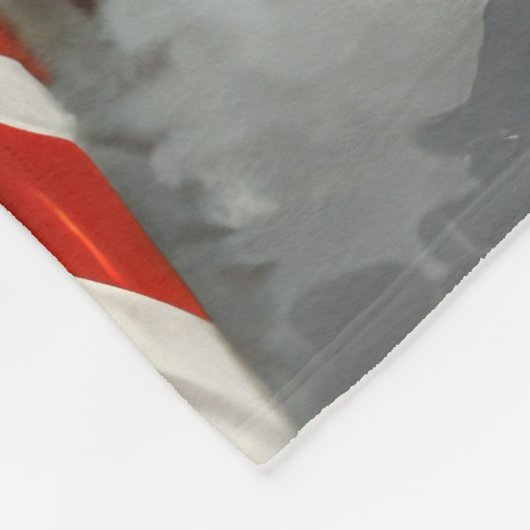 Ruw Collie Hond Kerstfeest Fleece Deken (Hoek)