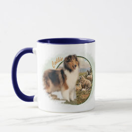 Ruw collie Keeper van de schapen Mok