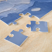 Ruw Collie Kerstboot Vakantie Legpuzzel (Zijkant)