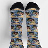 Ruw Collie Kerstboot Vakantie Sokken (Top)