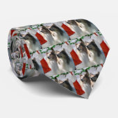Ruw Collie kerstcadeautjes Stropdas (Opgerold)