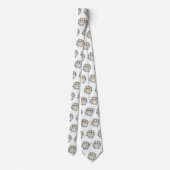 Ruw Collie Kerstkrans Feestelijke Pup Stropdas (Achterkant)