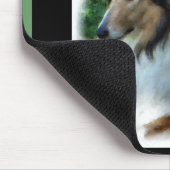 Ruw Collie Kunst Cadeaus Muismat (Hoek)