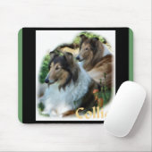 Ruw Collie Kunst Cadeaus Muismat (Met muis)
