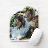 Ruw Collie Kunst Cadeaus Muismat (Met muis)