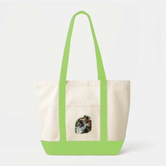 Ruw Collie Kunst Geschenken Tote Bag (Voorkant)