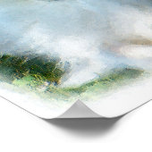 Ruw Collie Kunstgeschenk Poster (Hoek)