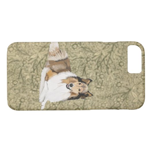 Ruw Collie, Long Hazard Collie Case-Mate iPhone Case (Achterkant (Horizontaal))