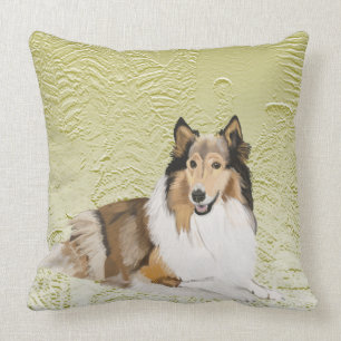 Ruw Collie, Long Hazard Collie Kussen