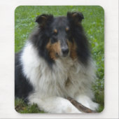 Ruw Collie Muismat (Voorkant)