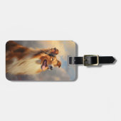 Ruw collie / Schotse collie Bagagelabel (Voorkant horizontaal)