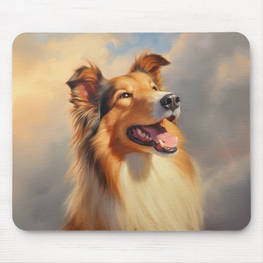 Ruw collie / Schotse collie Muismat (Voorkant)