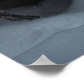 Ruw Collie Snowy Sleigh Kerstmisdecor Poster (Hoek)