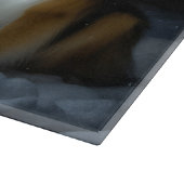 Ruw Collie Snowy Sleigh Kerstmisdecor Snijplank (Hoek)