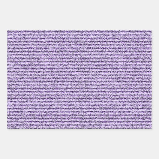 Ruw Corduroy Strepen in Lila Lavendel Inpakpapier Vel (Voorkant 3)