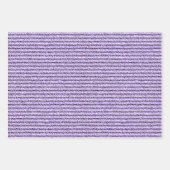 Ruw Corduroy Strepen in Lila Lavendel Inpakpapier Vel (Voorkant 2)