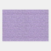 Ruw Corduroy Strepen in Lila Lavendel Inpakpapier Vel (Voorkant)