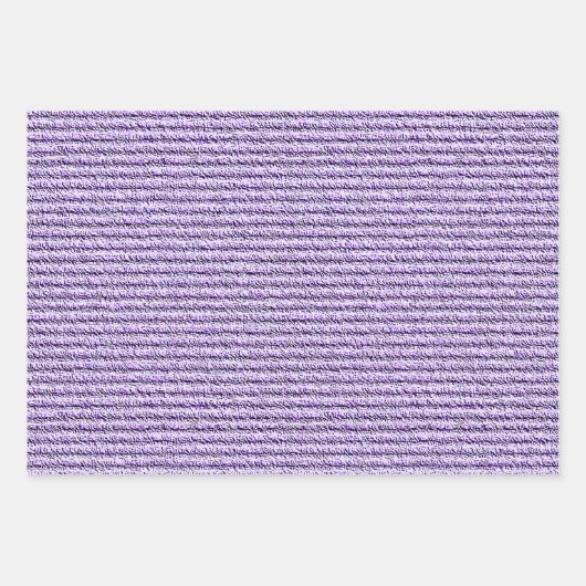 Ruw Corduroy Strepen in Lila Lavendel Inpakpapier Vel (Voorkant)