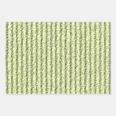 Ruw Corduroy Strepen in Zonnig Geel Inpakpapier Vel (Voorkant)