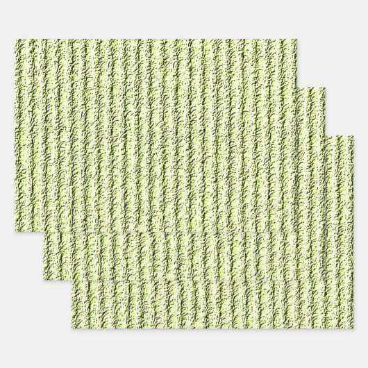 Ruw Corduroy Strepen in Zonnig Geel Inpakpapier Vel (Set)