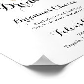 Ruw Eucalyptus Gouden Signature Dranken Bord Poster (Hoek)