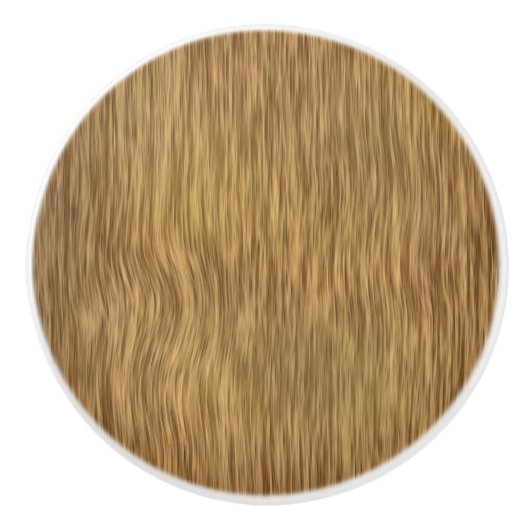 Ruw Faux-houtachtergrond in natuurlijke kleur Keramische Knop (Voorkant)