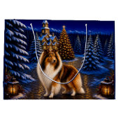 Ruw Gecoatde Collie Vakantie Groot Cadeauzakje (Achterkant)