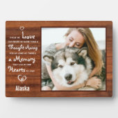 Ruw Gepersonaliseerd Huisdier Herdenkingsfoto Fotoplaat (voorkant)